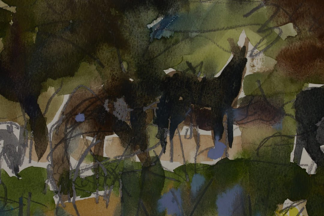 Horses in Landscape by Joseph Benjamin O’Sickey