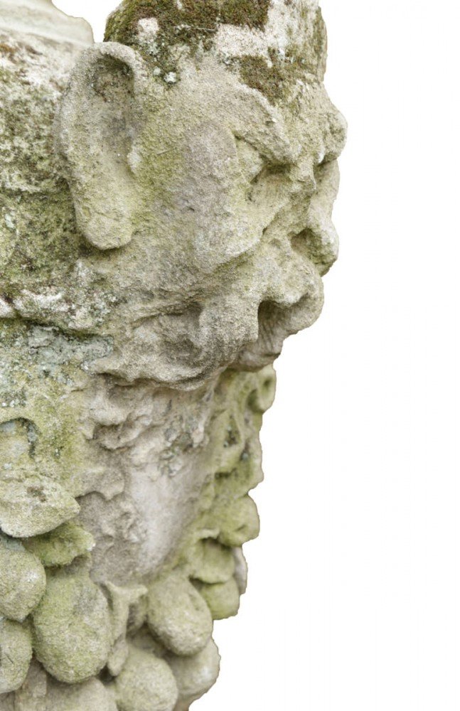Carved Limestone Sculpture: 