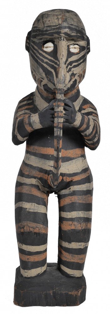 A Papa New Guinea Sepik River Male Fetish Figure
