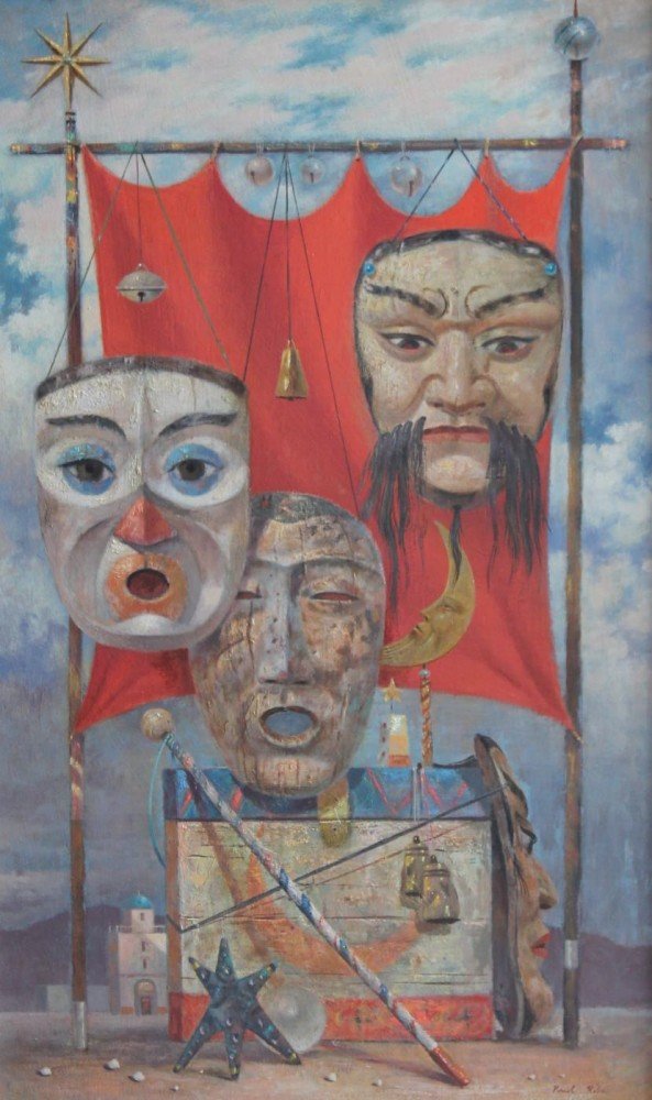 Three Masks by Paul Riba