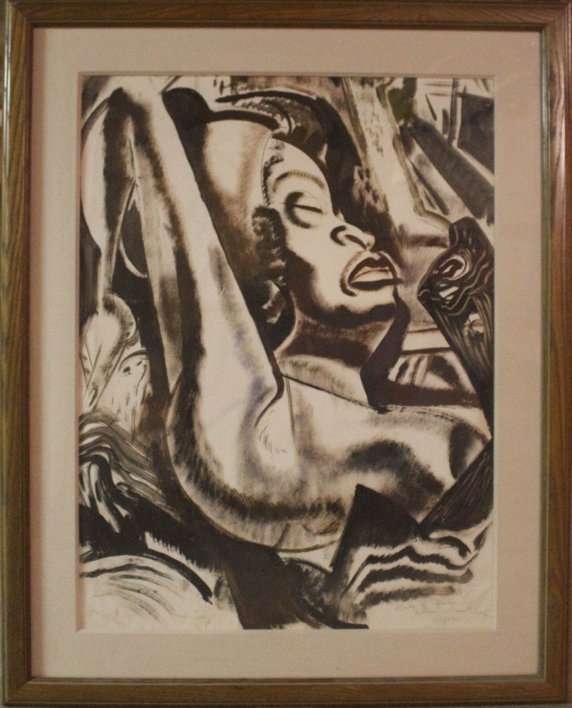 Study of African Woman by Paul Bough Travis