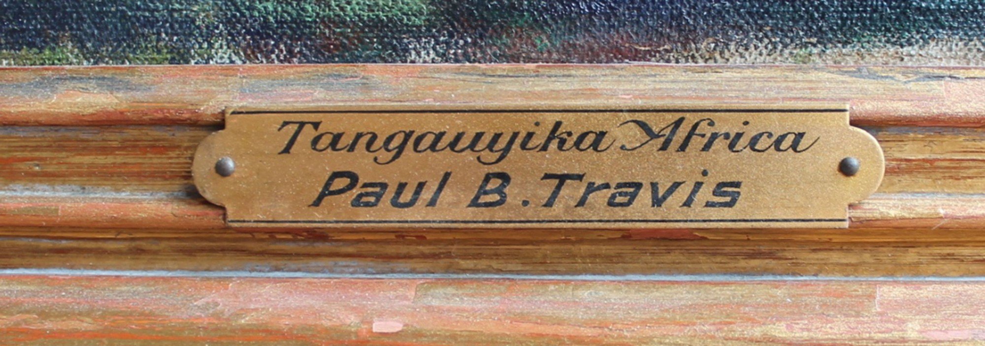 Tanganyika, Africa by Paul Bough Travis