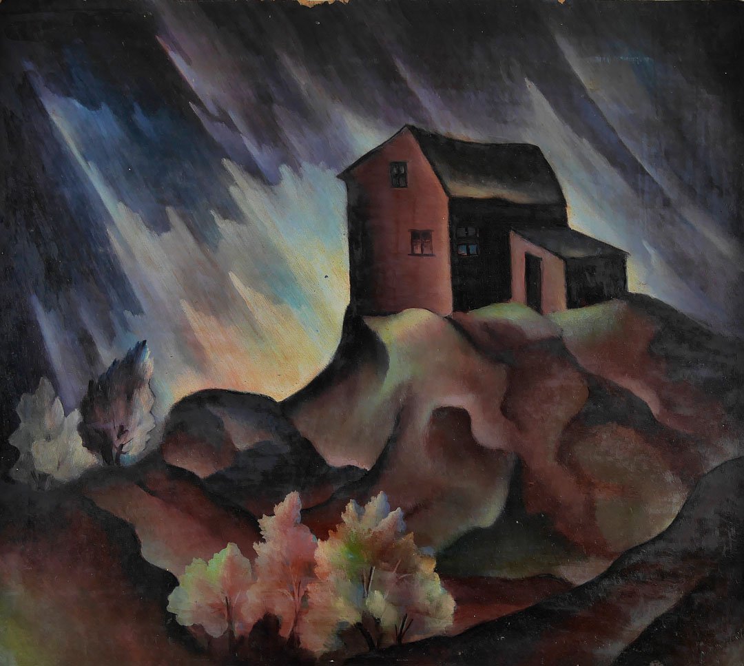 Stormy Sky in West by Harvey Gregory Prusheck