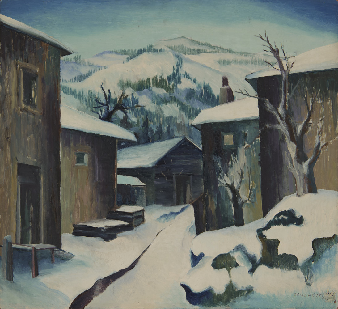 Winter Scene by Harvey Gregory Prusheck