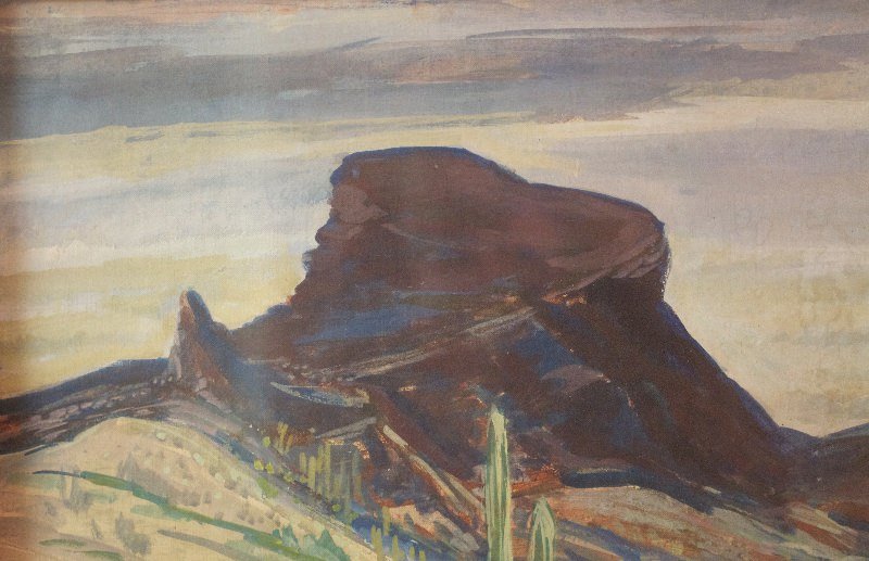 Desert Landscape by Quinter Young
