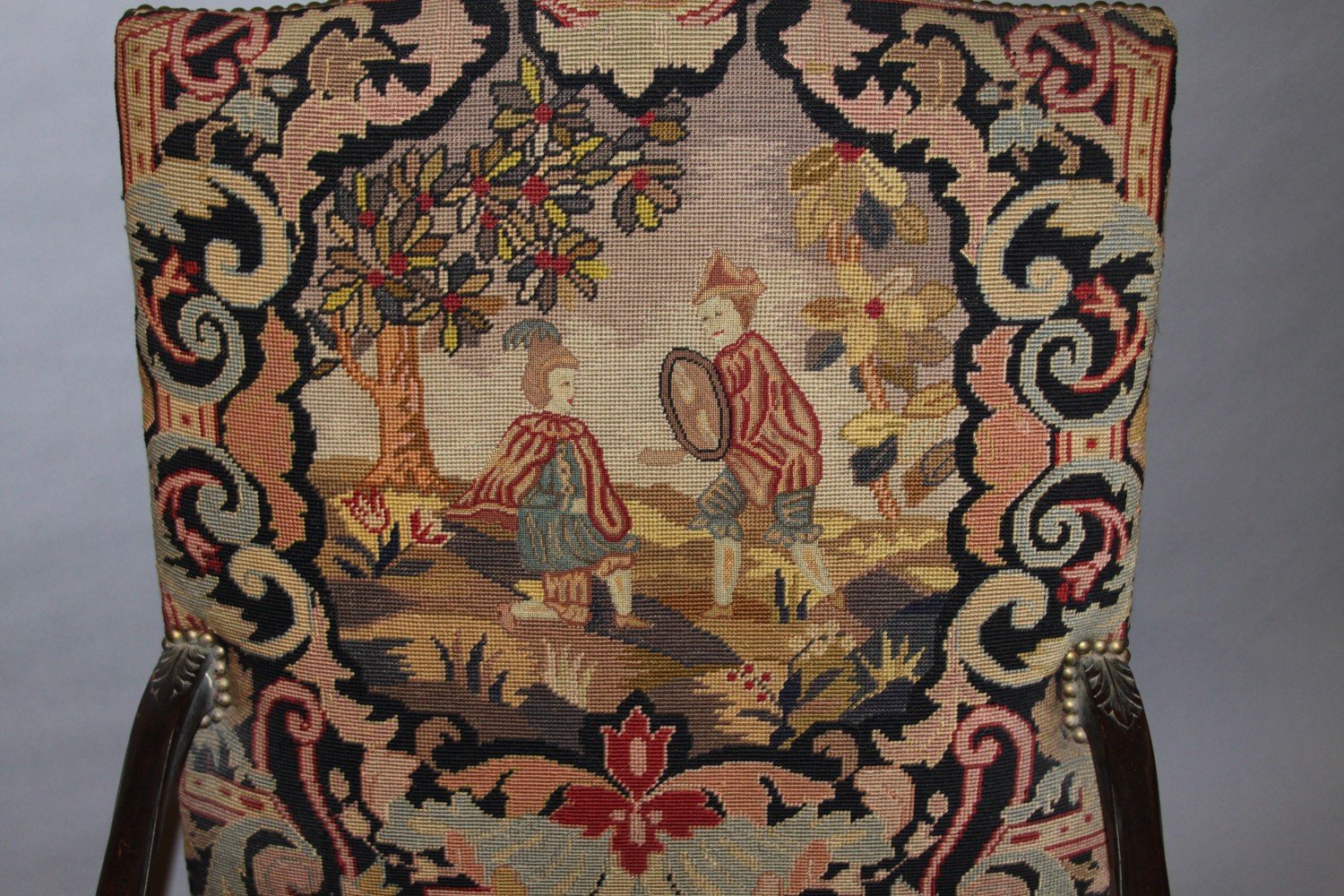 Decorative Arts: A Regency Style Armchair, 19th century