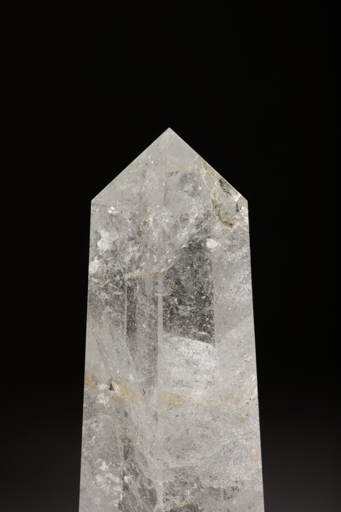 Pair of Rock Crystal Obelisks