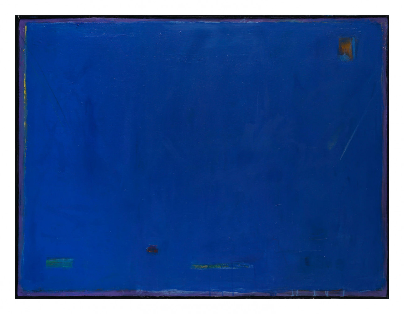 Untitled, Abstract in Blue by Roger Bollen