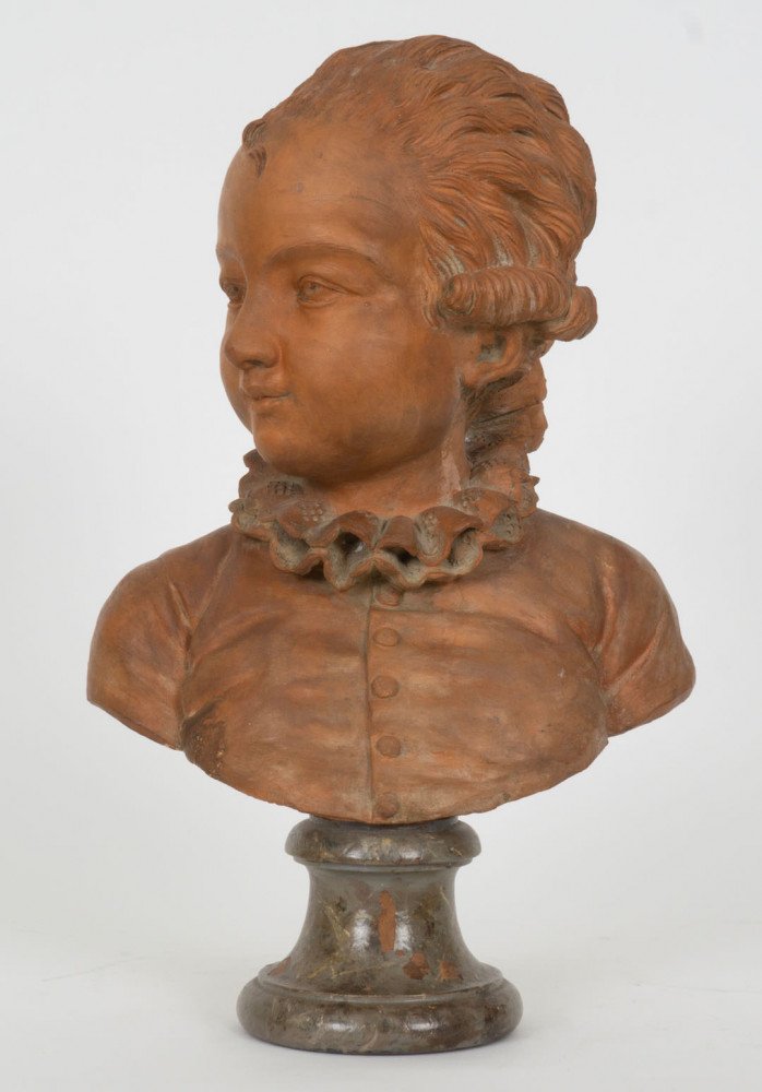 Bust of a Young Man by After Philippe-Laurent Roland