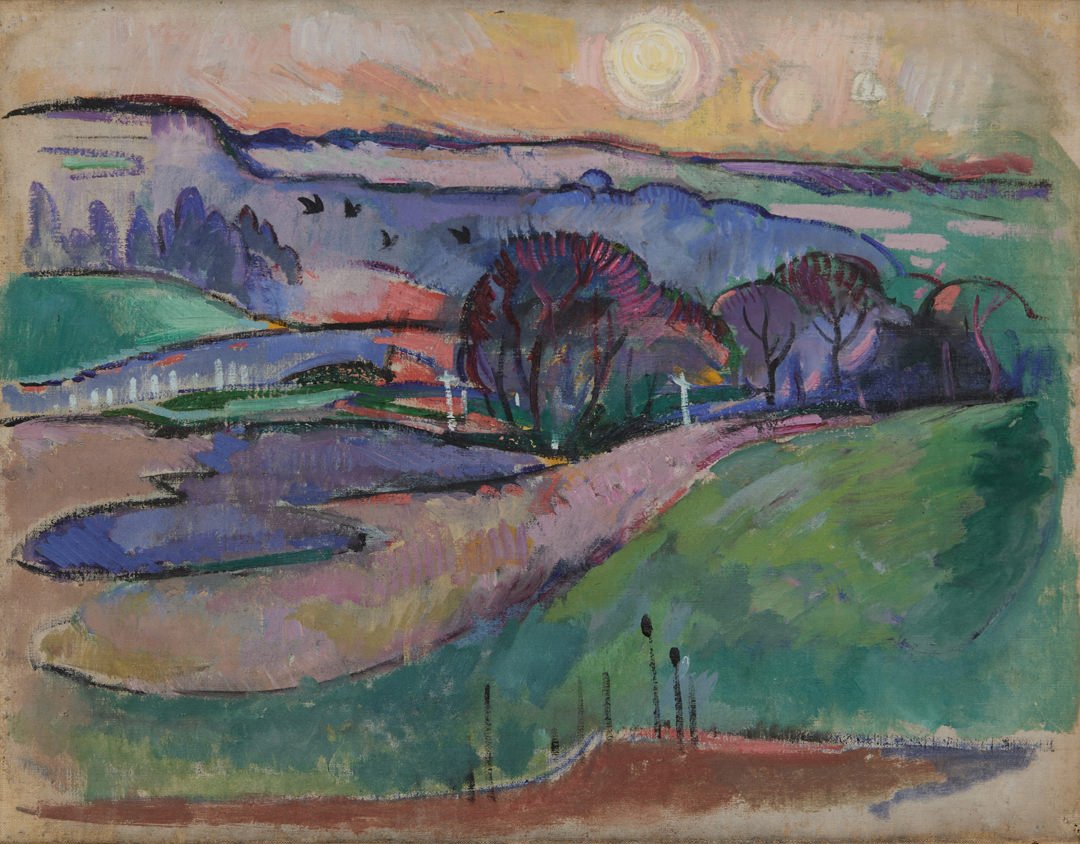 Fauvist Landscape by William Sommer