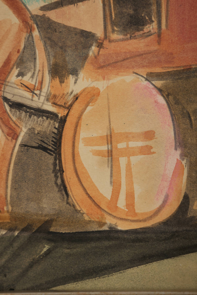 Horse and Covered Cart by William Sommer