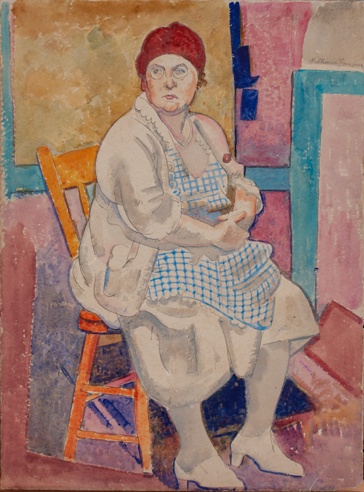 Portrait of Mrs. Sommer by William Sommer