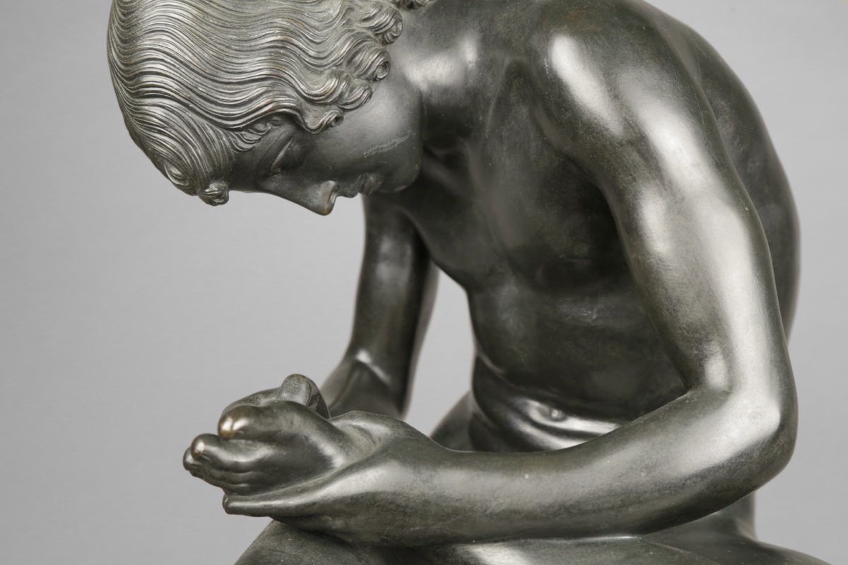 Spinario (Boy Pulling a Thorn from His Foot) I by 19th Century Italian School
