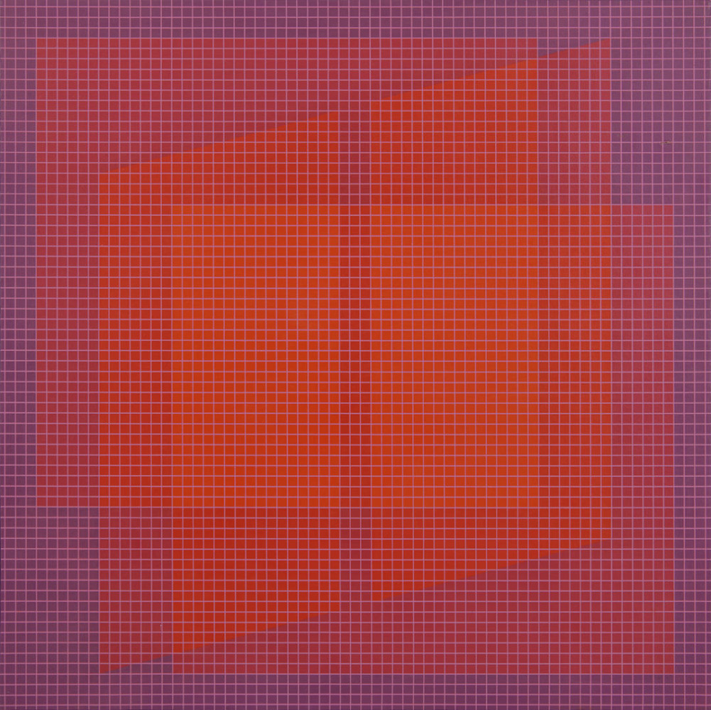 Quadrille - Red by Julian Stanczak