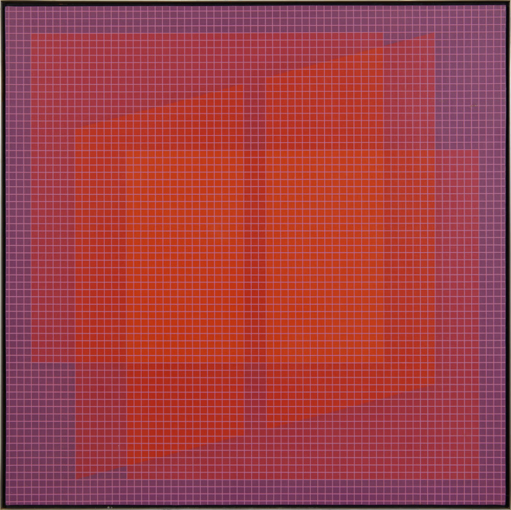 Quadrille - Red by Julian Stanczak