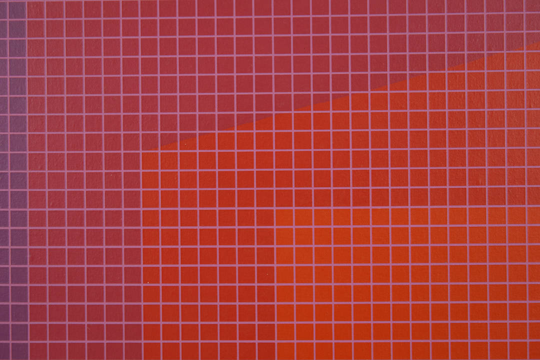 Quadrille - Red by Julian Stanczak
