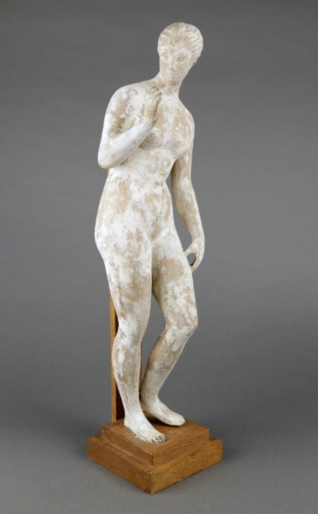 A Terracotta Figure of a Standing Nude, after the Antique