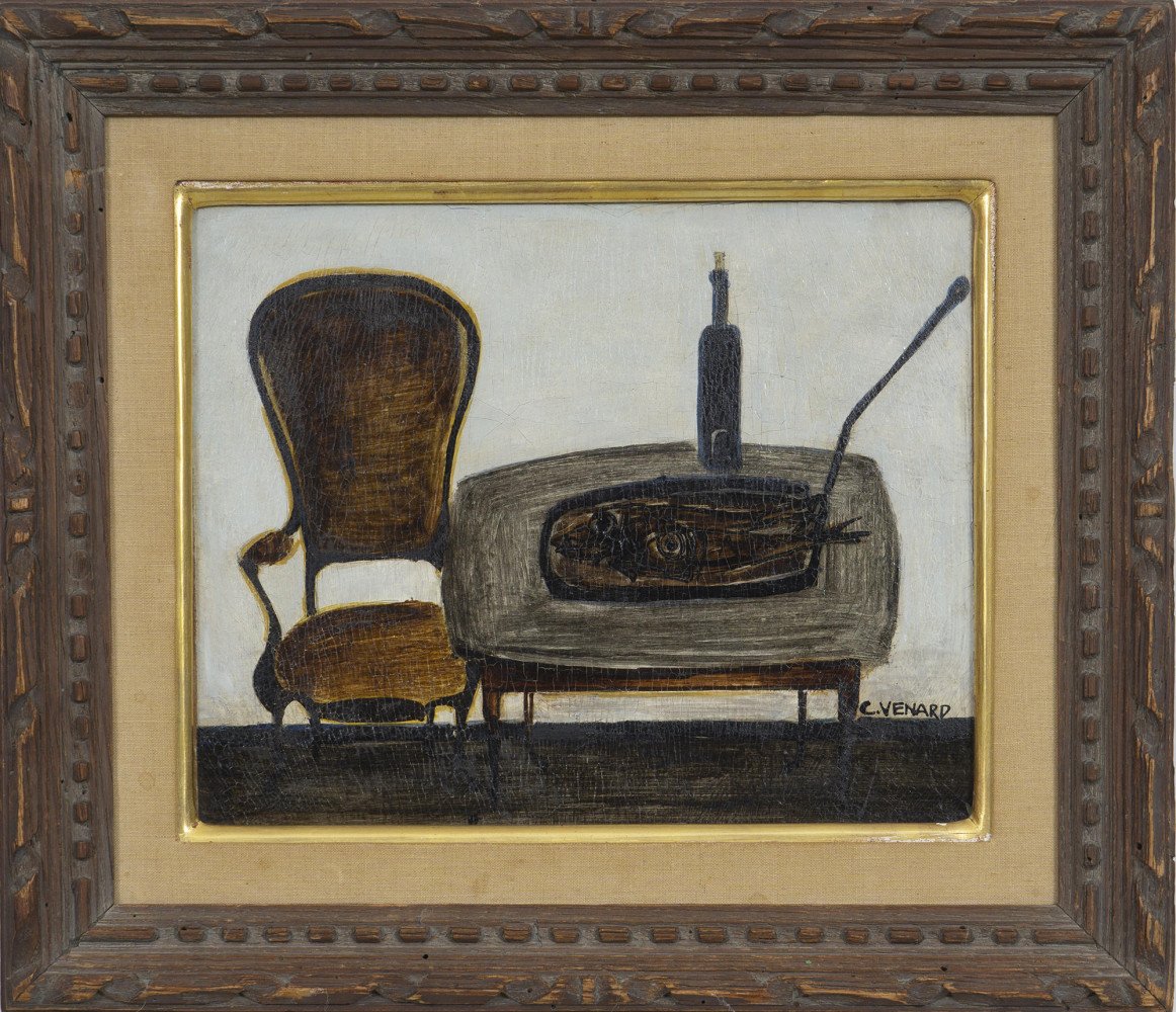 Untitled Dinner for One by Claude Venard