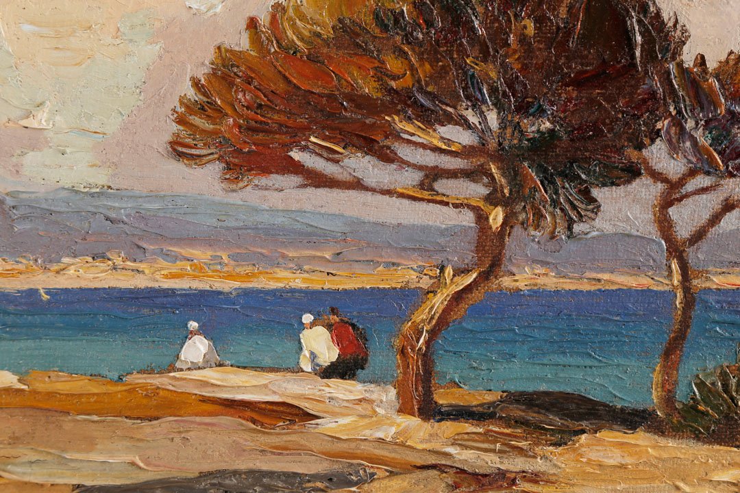 Figures Along the Shore by Gustave Vidal