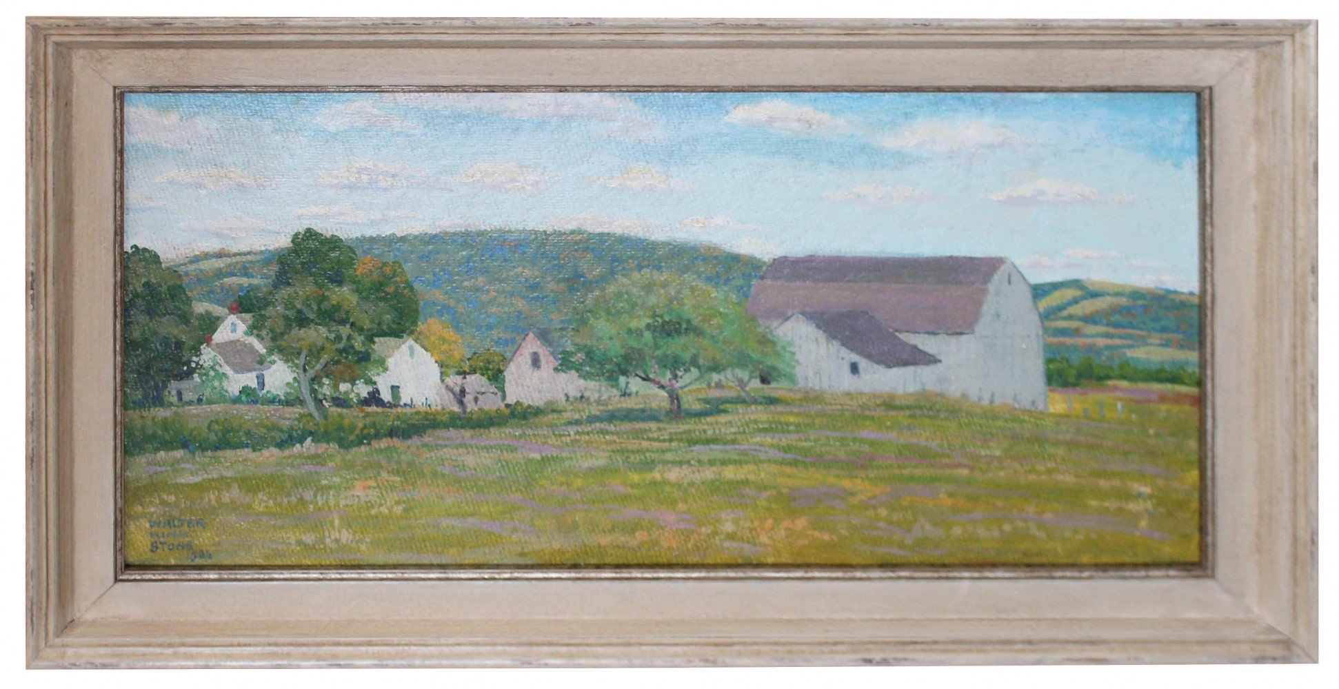 Landscape with Barn by Walter King Stone