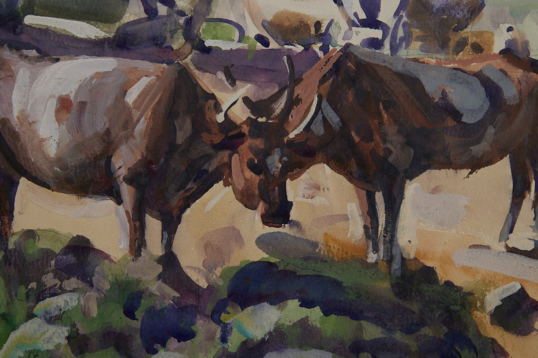 Covered Wagon, The Pioneers, Utah by Frank Nelson Wilcox