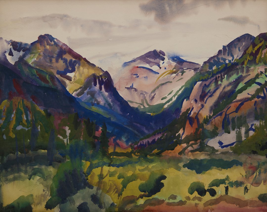 Shower at Head of Valley by Frank Nelson Wilcox