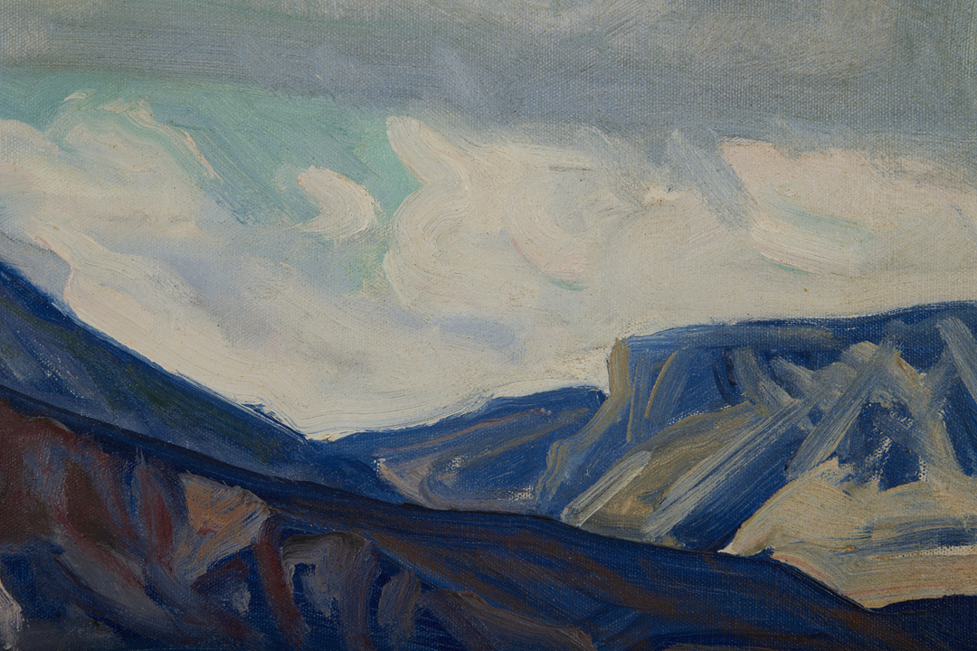 Western Landscape by Frank Nelson Wilcox