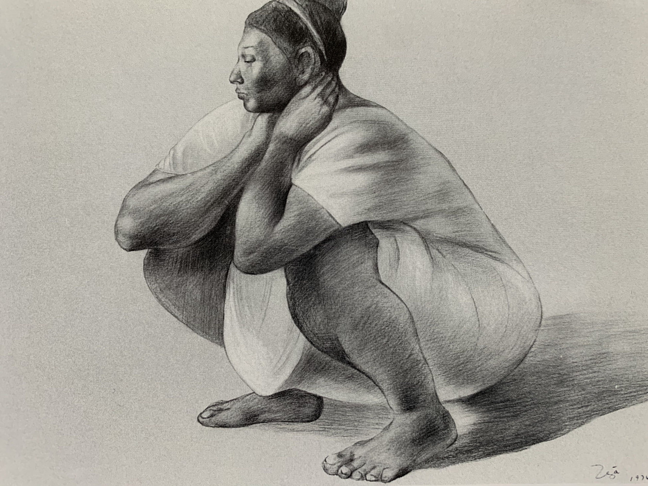 Kneeling Woman by After Francisco Zuñiga