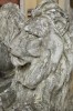 Cast Stone Decorative Art: 18th/19th Century Pair of Cast Stone Lions Full Scale