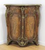 Louis XV Style Bronze Mounted Marquetry Encoignure by 19th Century French School