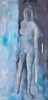 Attributed to Harold Cohn - Nude in Blue by Harold Cohn