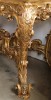 A Monumental Italian Carved and Gilded Wood Console Table by 18th Century Italian School