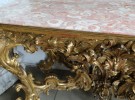 A Monumental Italian Carved and Gilded Wood Console Table by 18th Century Italian School