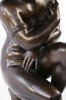 Figurative Bronze on a Marble Base Sculpture: 
