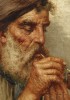 19thc. Italian School - Man Smoking a Pipe