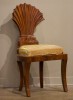 Pair of Biedermeier Carved Side Chairs