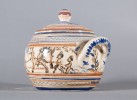 Covered Tureen, Hand Decorated Ceramic 