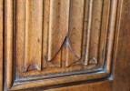 Pair of Finely Carved Linenfold Oak Doors
