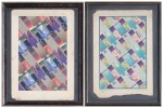 Two Studies for Graphic Designs by William A. Van Duzer