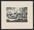 Four lithographs of Cleveland sites, 1946 by Martin Louis Linsey