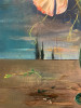 Still Life in Surreal Landscape by Enrico Del Bono