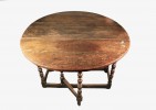 English William and Mary Oak Gateleg Table, 17th/18thc.