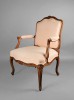 A Louis XVth Style Open Armchair