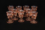 Moser Alexandrite Glass Cordial Set