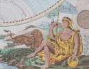 Two 17th Century Maps, Astrological and Terrestrial 