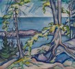 Trees by the Shore by William Eastman