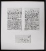 Two Framed Letters with Drawings by Romare Bearden