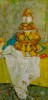 Still Life Oil on Canvas Painting: 