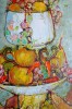 Still Life Oil on Canvas Painting: 