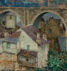 View of Uzerche, France by Abel G. Warshawsky